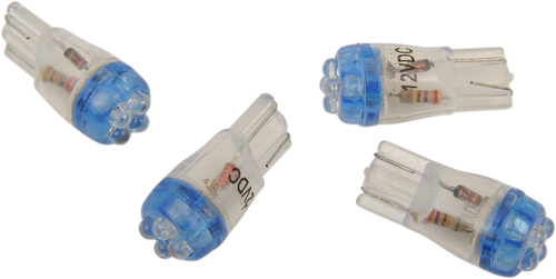 DRAG SPECIALTIES - 2060-0008 - Mini Wedge LED Bulbs - Blue