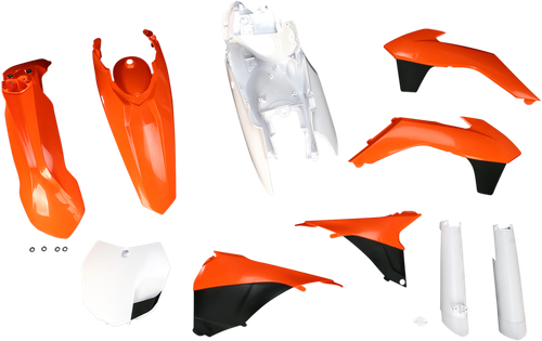 ACERBIS - 2314333914 - Full Body Kit - '14 OEM Orange/White/Black - KTM - SX/XC '13-'14