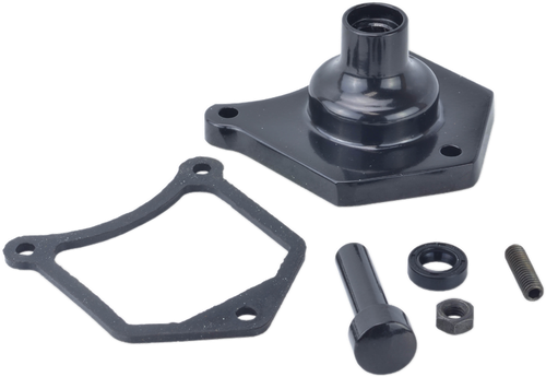 DRAG SPECIALTIES - 2110-0992 - End Cover - Solenoid/Starter Button - Gloss Black