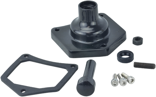 DRAG SPECIALTIES - 2110-0994 - End Cover - Solenoid/Starter Button - Gloss Black