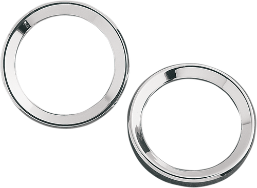 DRAG SPECIALTIES - 2202-0060 - Instrument Gauge Bezel - Chrome - 3.62" Diameter