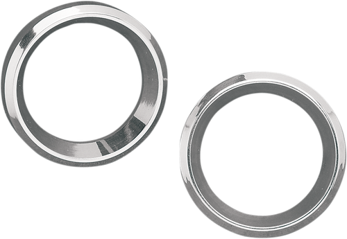 DRAG SPECIALTIES - 2202-0061 - Instrument Gauge Bezel - Chrome - 2" Diameter