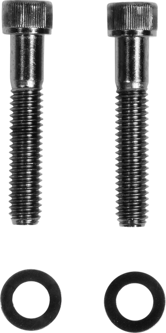 DRAG SPECIALTIES - 2401-1028 - Bolt Kit - Starter - Knurled/Socket-Head - Black/Chrome - M8