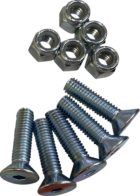 DRAG SPECIALTIES - 2401-1598 - Hardware Kit - Brake Rotor - Socket-Head - with Nut - 3/8"-16