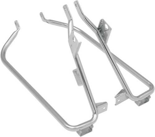 DRAG SPECIALTIES - 3501-0612 - Saddlebag Support Brackets - Chrome - FL '09-'13