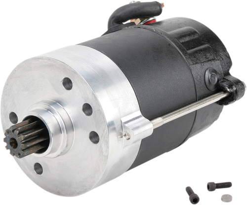 DRAG SPECIALTIES - 80-1007 - Starter - Black - '67-'80 Big Twin