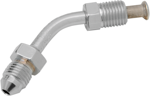 DRAG SPECIALTIES - DS098281 - #3 Male Fitting - 3/8-24 Inverted Flare - 45