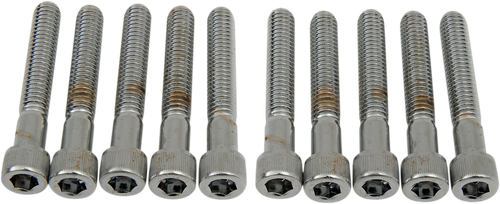 DRAG SPECIALTIES - DS-190550 - Bolts - Socket-Head - Knurled - 5/16-18 x 2" - 10 Pack