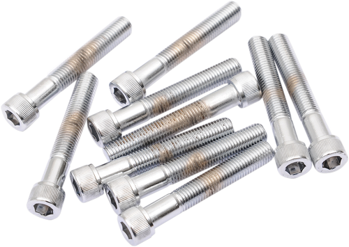 DRAG SPECIALTIES - DS-190576 - Bolts - Socket-Head/Replacement - Knurled/Fine Thread - 5/16"-24 x 2-1/4" - 10 Pack