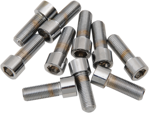 DRAG SPECIALTIES - DS-190579S - Bolts - Socket-Head/Replacement - Smooth/Fine Thread - 3/8"-24 x 1-1/4" - 10 Pack
