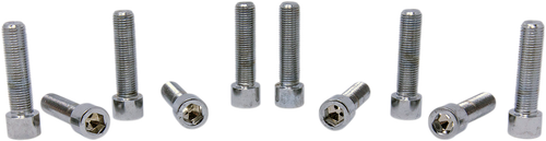 DRAG SPECIALTIES - DS-190580S - Bolts - Socket-Head/Replacement - Smooth/Fine Thread - 3/8"-24 x 1-1/2" - 10 Pack