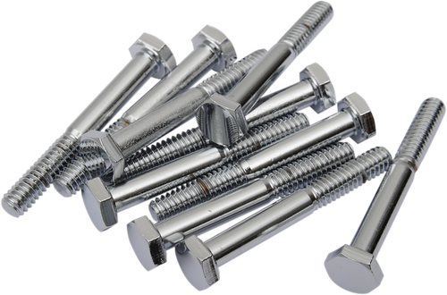 DRAG SPECIALTIES - DS-190609 - Bolts - Hex-Head - Chrome - 1/4"-20 x 2-1/4"