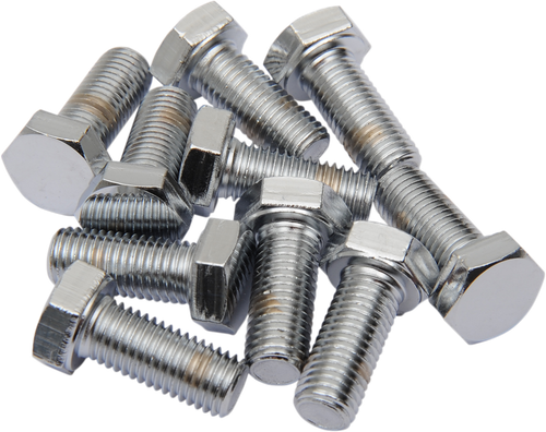 DRAG SPECIALTIES - DS-190637 - Bolts - Hex Head/Replacement - Fine Thread - 5/16"-24 x 7/8" - 10 Pack