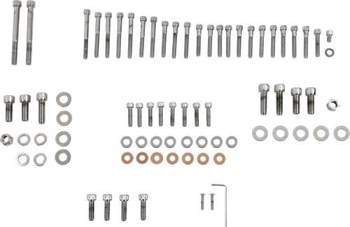 DRAG SPECIALTIES - DS-190805 - Bolt Kit - Complete Motor - Knurled/Socket-Head - '86-'90 Sportster