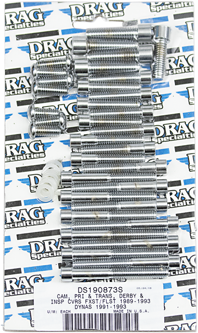 DRAG SPECIALTIES - DS-190873S - Bolt Kit - Cam/Primary/Transmission Cover - Socket-Head