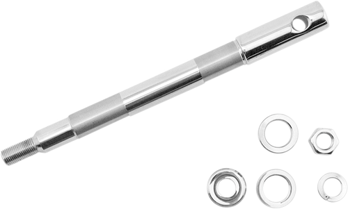 DRAG SPECIALTIES - DS223036 - Axle Kit - Front - Chrome - '00-'07 Dyna/Sportster