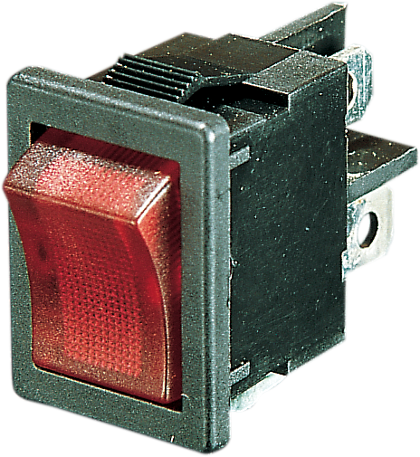 DRAG SPECIALTIES - DS-272147 - Rocker Switch - Red - On/Off
