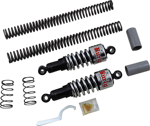 BURLY BRAND - B28-1003 - Suspension Kit - Slammer - Chrome - '06 - '17 FXD