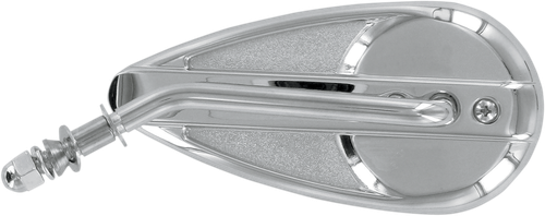 DRAG SPECIALTIES - DS300017 - Mirror - Side View - Teardrop - Chrome - Left - Each