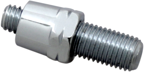 DRAG SPECIALTIES - DS-302149 - Adapter - Mirror - Stealth - Reverse Thread - Right - Chrome