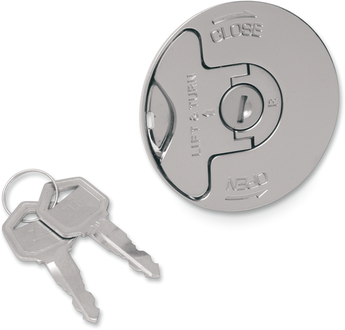 DRAG SPECIALTIES - DS-390069 - Locking Gas Cap - Vented - Flush-Mount