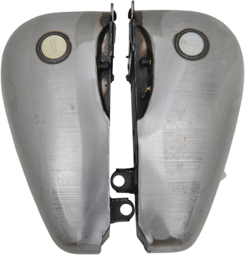 DRAG SPECIALTIES - DS-391234 - Fat Bob Style Gas Tanks - Flatside - 6 Gallon