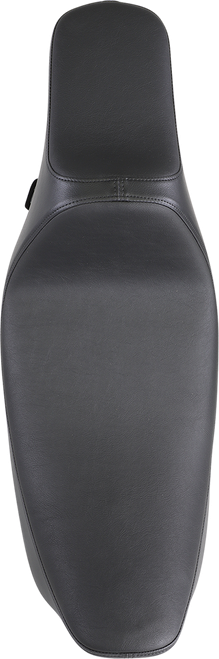 DRAG SPECIALTIES SEATS - 0801-1368 - Extended Reach Predator III Seat - Smooth - Black - FL '99-'07