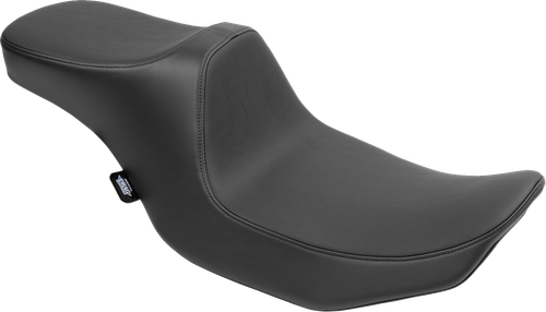 DRAG SPECIALTIES SEATS - 0801-1930 - Predator III 2-Up Seat - Vinyl - Smooth - FLT/FLH '23-'24