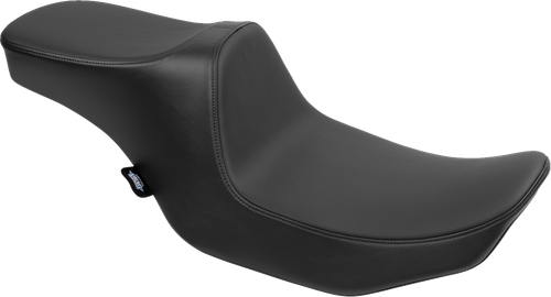 DRAG SPECIALTIES SEATS - 0801-1934 - Predator III 2-Up Seat - Vinyl/Solar Leather - Smooth - FLT/FLH '23-'24