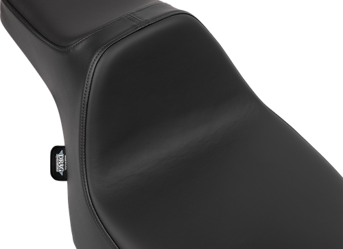 DRAG SPECIALTIES SEATS - 0801-2062 - Extended Reach Predator III Seat - Vinyl/Solar Leather - Smooth - FLT/FLH '23-'25