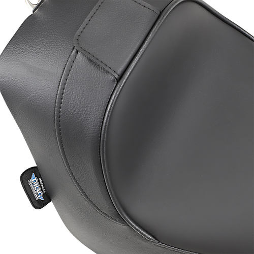 DRAG SPECIALTIES SEATS - 0802-0632 - Solo Seat - Smooth - Driver Backrest - FL/FX '00-'06