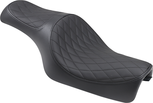 DRAG SPECIALTIES SEATS - 0804-0669 - Caballero Seat - Solar Reflective Leather - Diamond Stitch - XL '04-'22