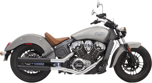 BASSANI XHAUST - 8S17BSB - Classic Slip-On Mufflers - 3" - Black - Scout