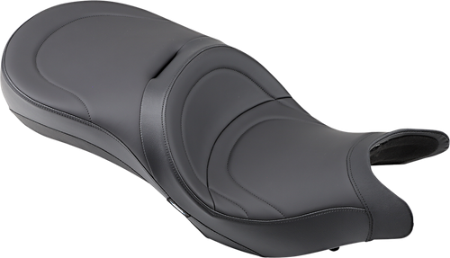 DRAG SPECIALTIES SEATS - 0810-1540 - Low-Profile Touring Seat - Mild Stitch - Black - Victory '10-'15
