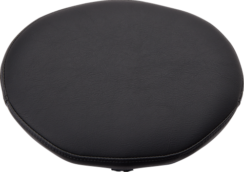 DRAG SPECIALTIES SEATS - 0822-0431 - Oval Sissy Bar Pad - Smooth - Black - FL '99-'22