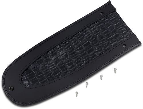 DRAG SPECIALTIES SEATS - 1405-0145 - Fender Skin - Embossed Faux Gator Leather Center