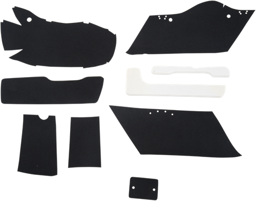 DRAG SPECIALTIES SEATS - 3501-0943 - Saddlebag Lining Kit - Black - FL '14-'22