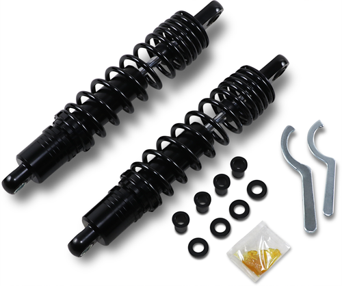 DRAG SPECIALTIES SHOCKS - 1310-1832 - Premium Ride-Height Adjustable Shocks - 13.5" - Standard - Black