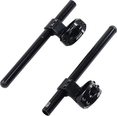 DRIVEN RACING - DHCLOR-47BK - Halo Clip-On Handlebar - Riser - 47 mm - Black