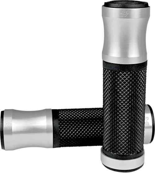 DRIVEN RACING - D3SL - 7/8" D3 Grips - Silver/Black