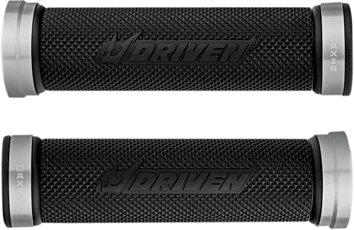 DRIVEN RACING - DXG-SL - D-Axis Grips - Silver/Black