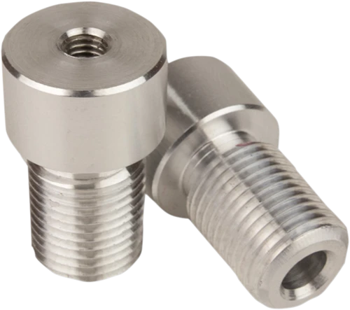 DRIVEN RACING - DBEW-ADP-FZ - Adapter - Mirror/Handlebar End - Halo - Silver