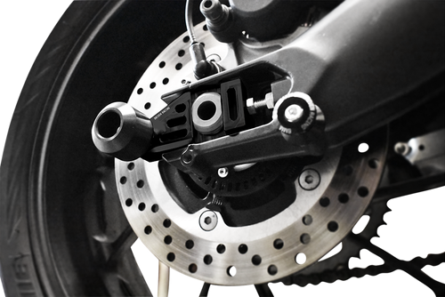 DRIVEN RACING - DRAX-121-BK - Axle Block Sliders - Yamaha FZ-9 - Black