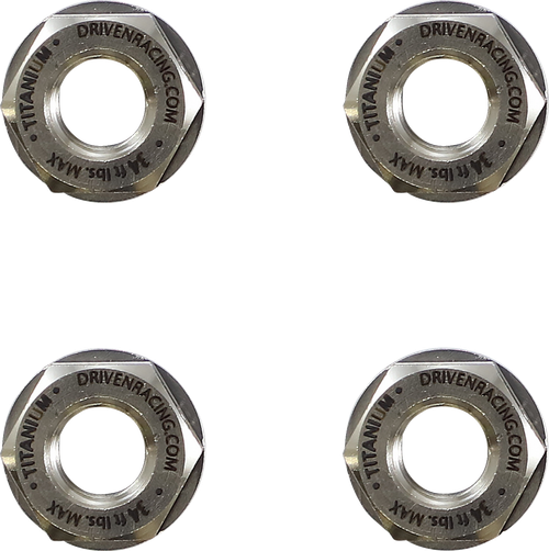 DRIVEN RACING - DSN-7 TN - Sprocket Nuts - Titanium - 4 Pack