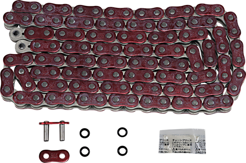 EK - 520ZVX3-120AR - 520 ZVX3 - Sportbike Chain - 120 Links - Red