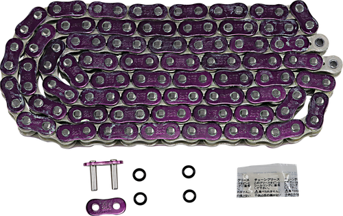 EK - 525ZVX3-120AP - 525 ZVX3 - Sportbike Chain - 120 Links - Purple