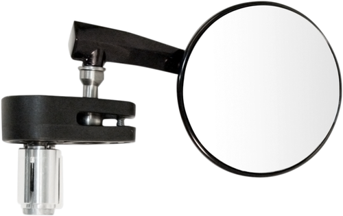 EMGO - 20-34041 - Mirror - Side View - Round - Black - Right