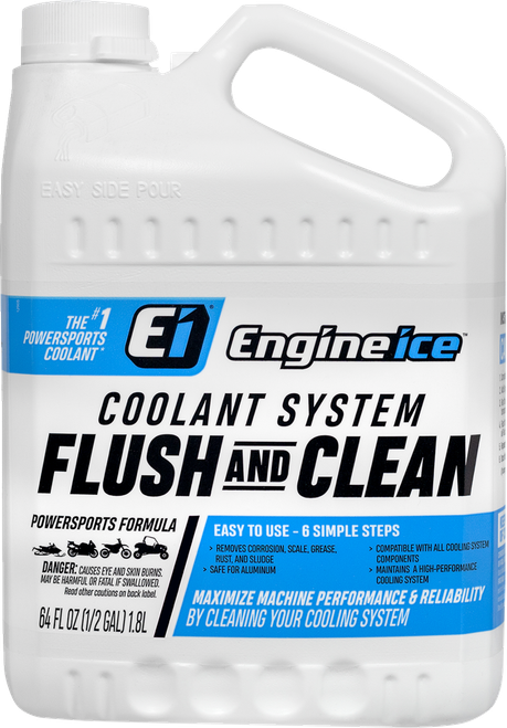 ENGINE ICE - 12930 - Coolant System Flush and Clean - 1/2 Gallon