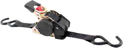 ERICKSON - 34413 - Retractable Ratchet Tie-Downs - 6' - Black