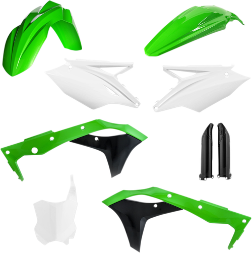 ACERBIS - 2685826812 - Full Body Kit - '20 OEM Green/White/Black - Kawasaki - KX '18-'20
